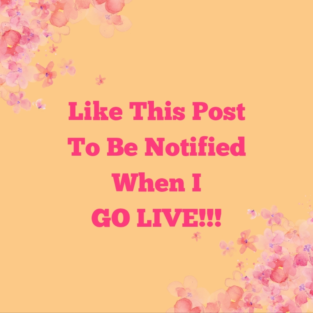 Notification: @piecesofmee is LIVE soon